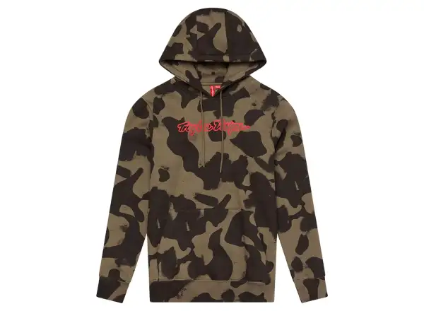 Troy Lee Designs Signature men's hoodie Olive Camo