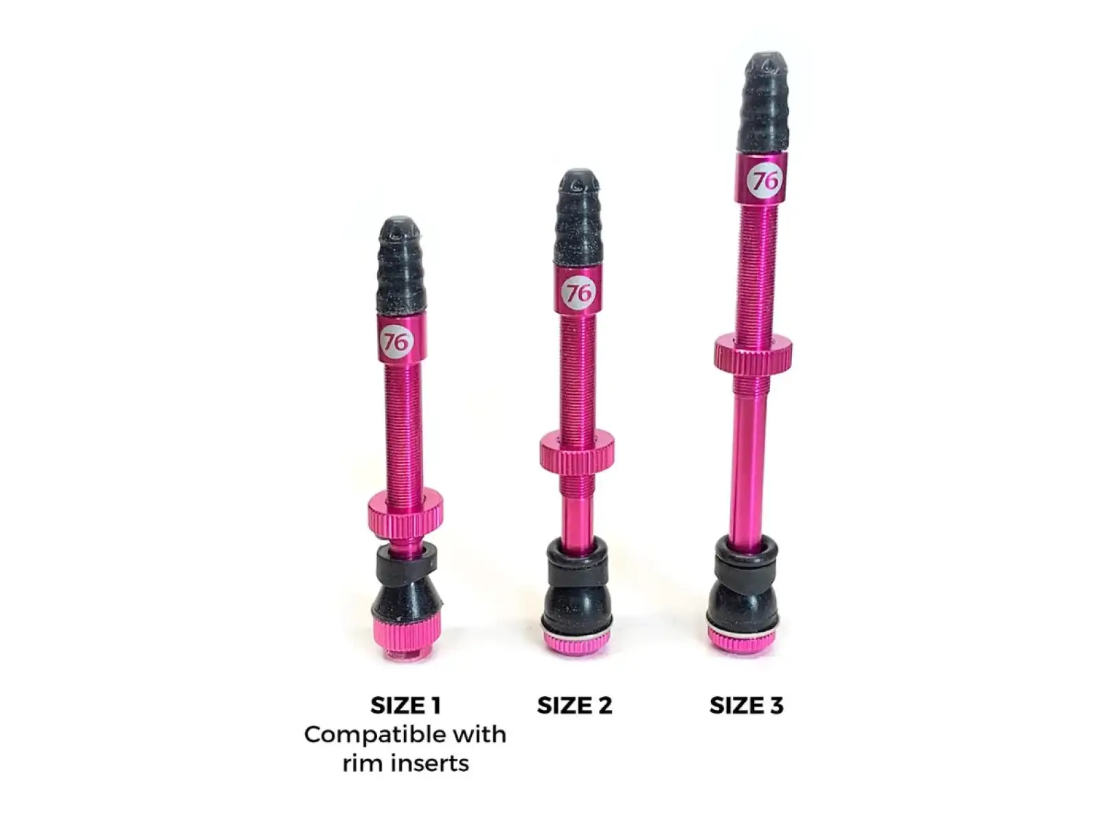 76 Projects High flow tubeless valve size 1