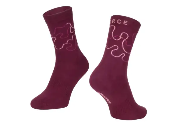 Force Livery cycling socks purple