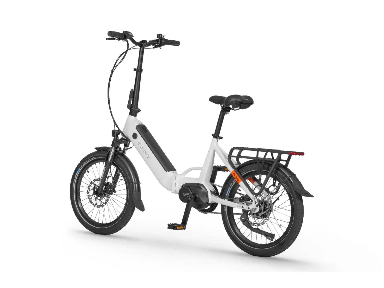 Ecobike Rhino Cruise 630 Wh Arctic White folding electric bike