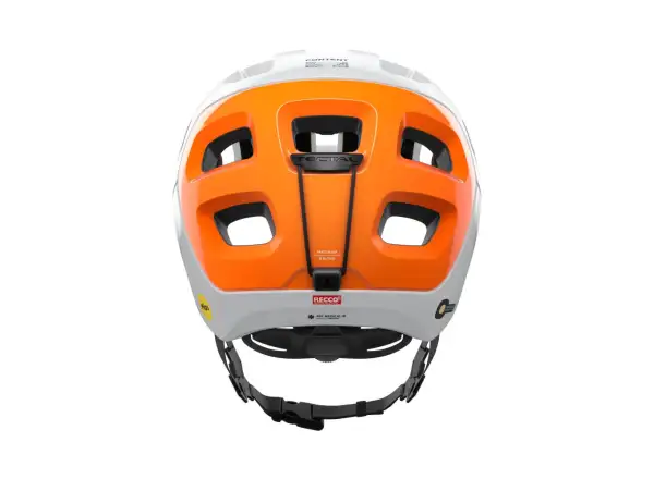 POC Tectal Race MIPS NFC helmet Hydrogen White/Fluorescent Orange AVIP