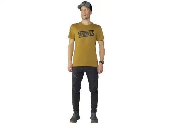 Dynafit Graphic Cotton men’s T-shirt Tobacco/Tabloid