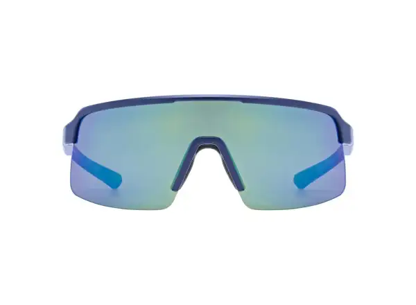 Uvex Dyrt JR. kids glasses Blue Matt/Mirror Green