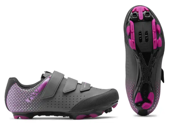Northwave Origin 2 MTB Shoes Women Anthracite/Metal Fuchsia