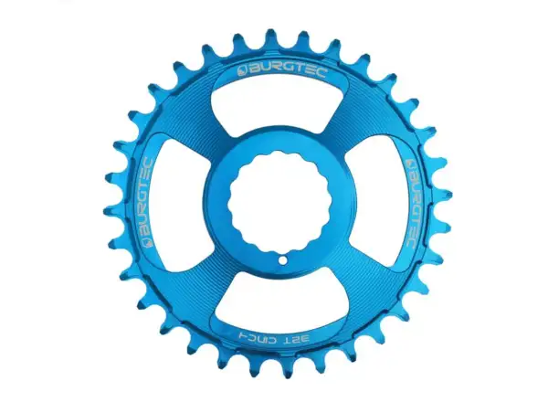 Burgtec Cinch Thick Thin chainring Blue 34 teeth