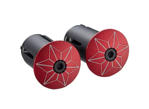 Supacaz Super Sticky Kush Galaxy handlebar tape red/red plugs