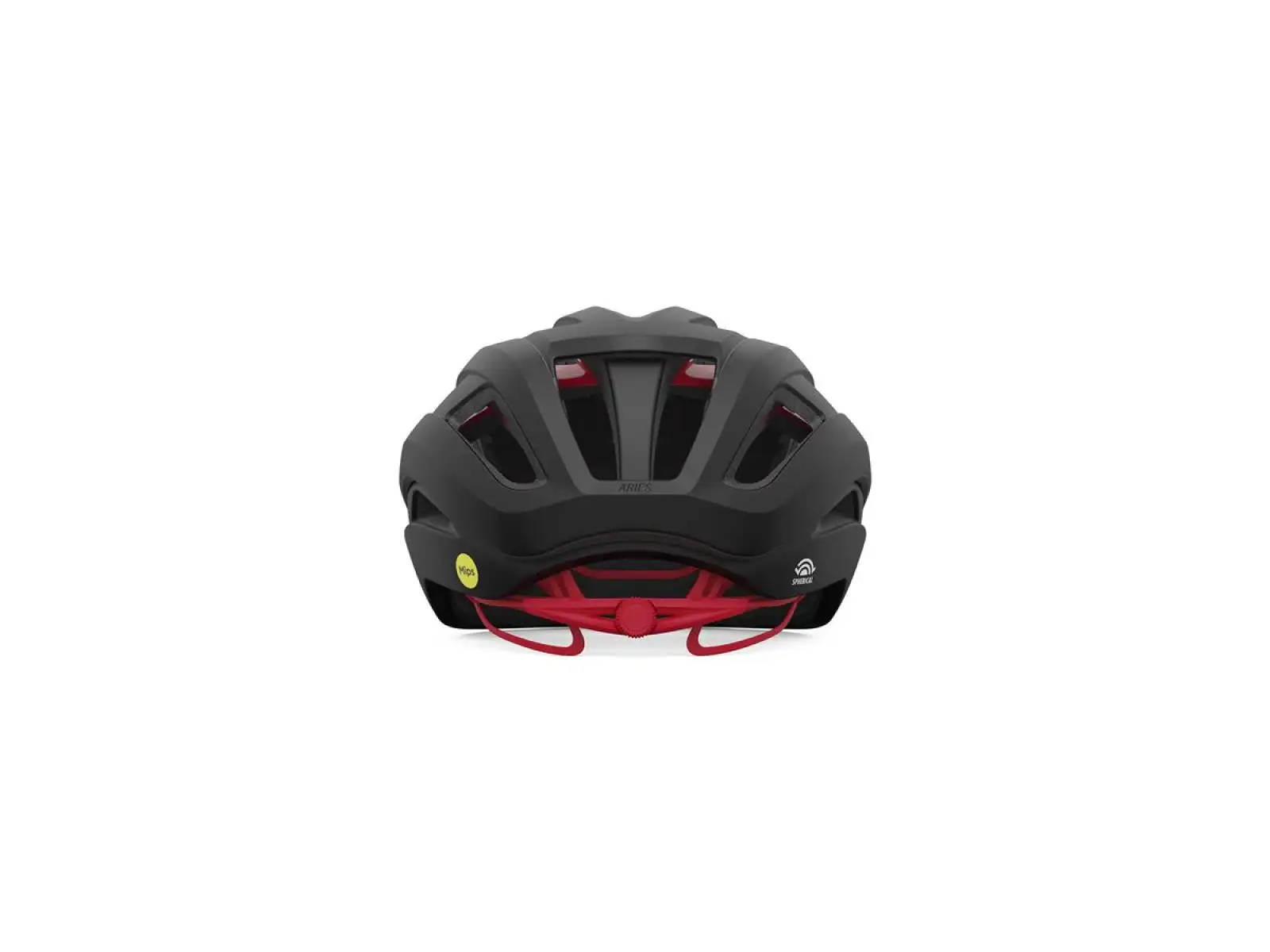 Giro Aries Spherical helmet Mat Carbon/Red