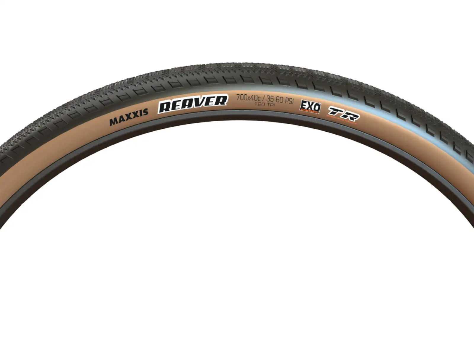 Maxxis Reaver 700x45C EXO TR gravel tire kevlar Tan Wall