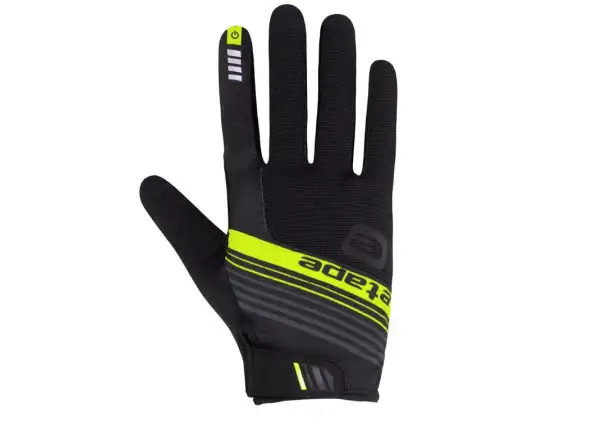 Etape Spring+ gloves long black/yellow fluo