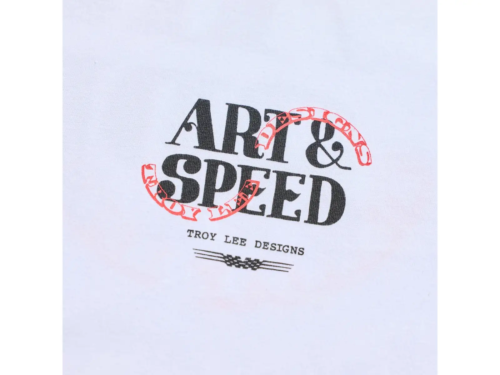 Troy Lee Designs men's T-shirt Pink Slips White