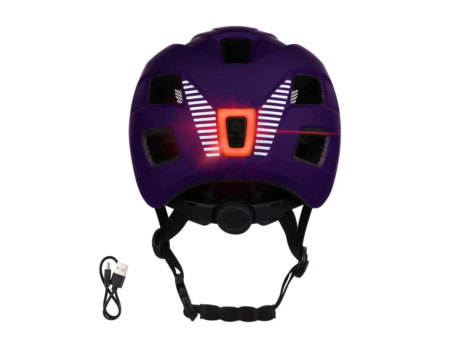 Force Zebu children's helmet with a light purple