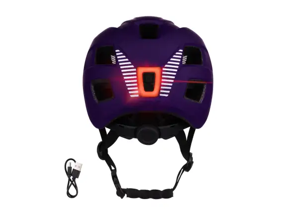 Force Zebu children's helmet with a light purple