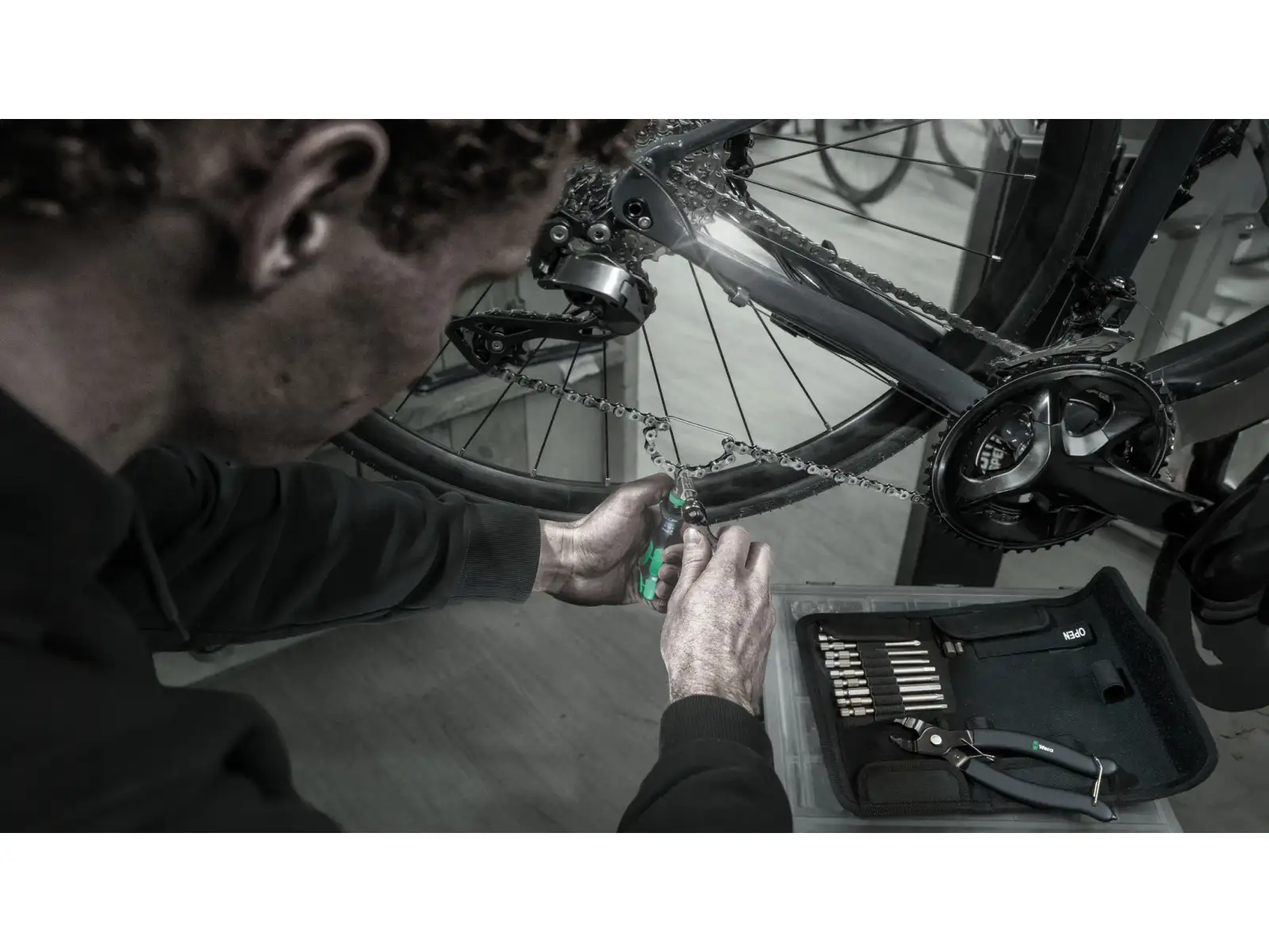 Wera 9532 workshop set with chain riveter 20 pieces