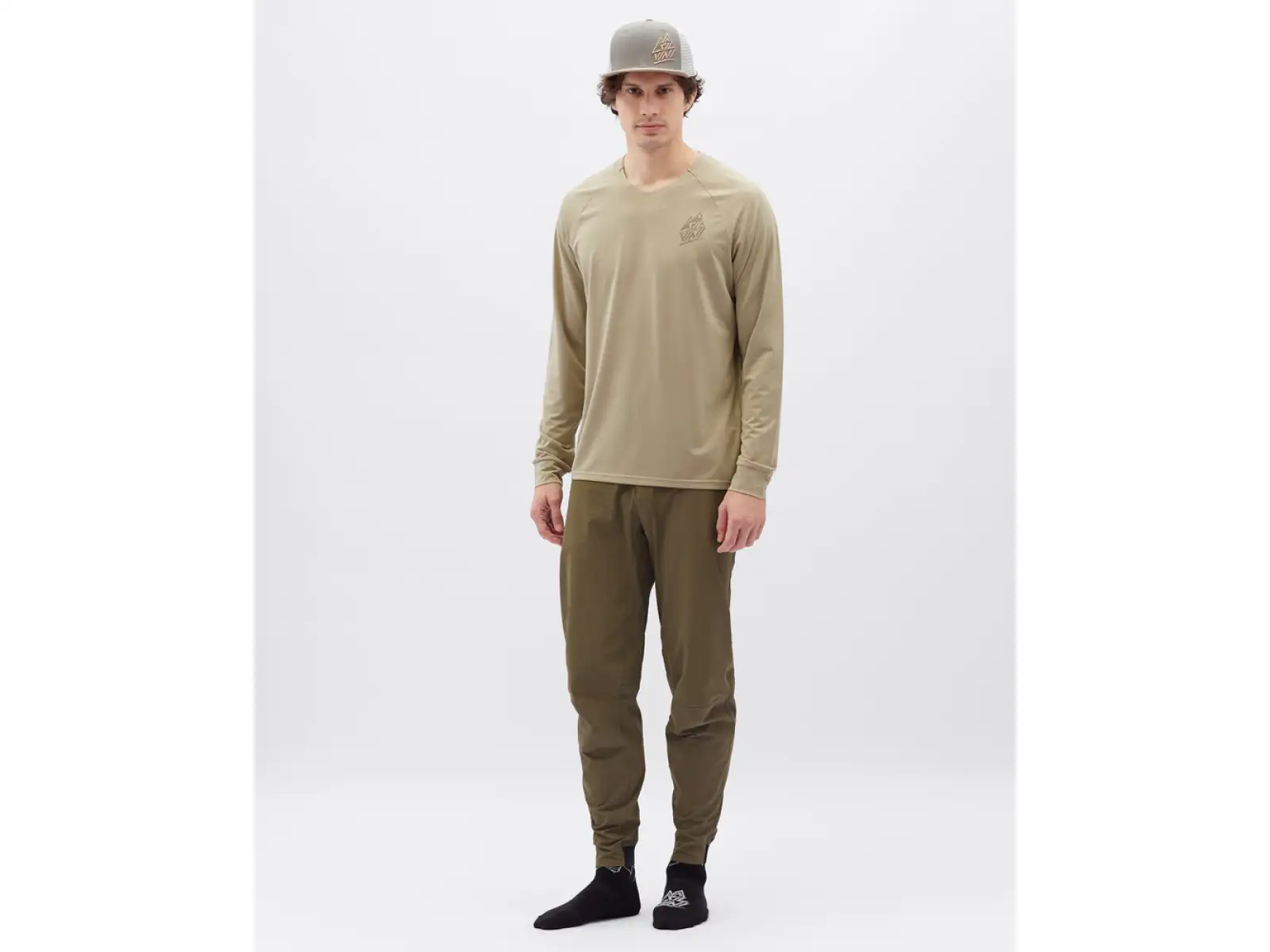 Silvini Cortino men's jersey long sleeve Cream