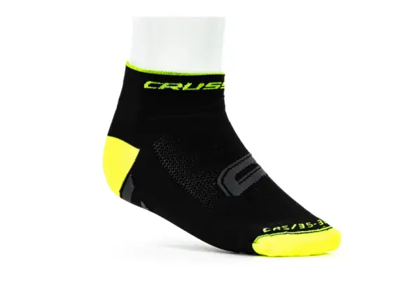 Crussis cycling socks Black/Yellow