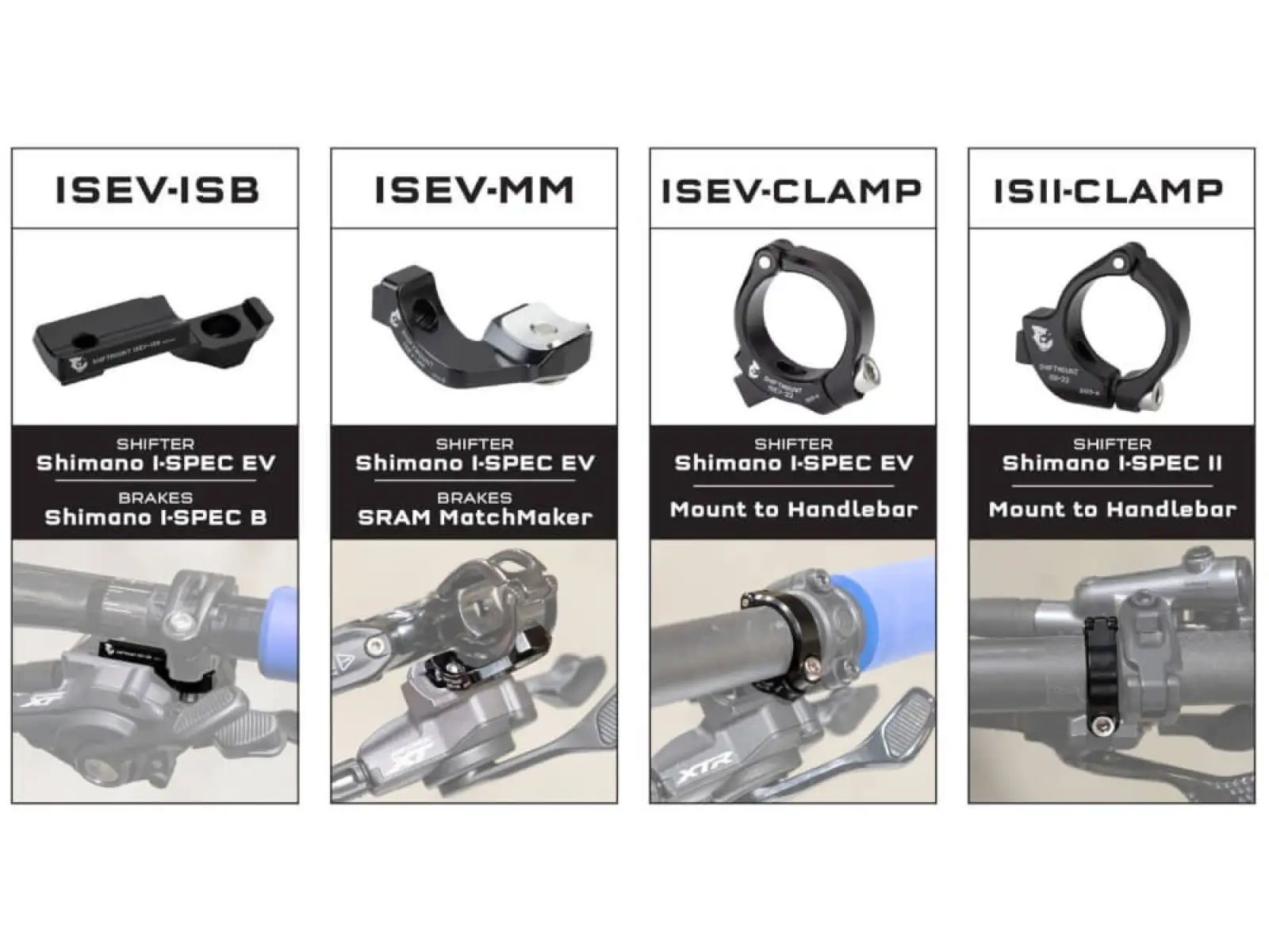 Wolf Tooth adapter Shiftmount I-SPEC-EV to I-SPEC-AB