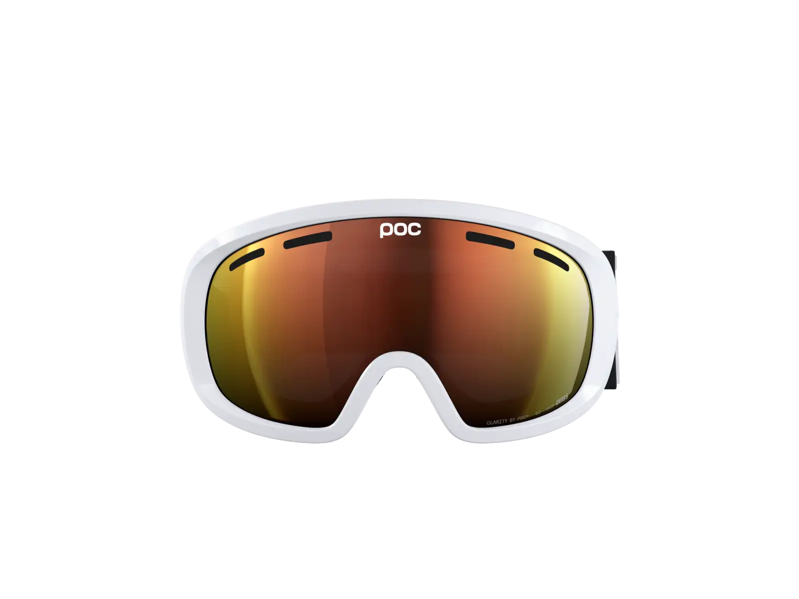 POC Fovea Mid ski goggles Blixten/Partly Sunny Orange
