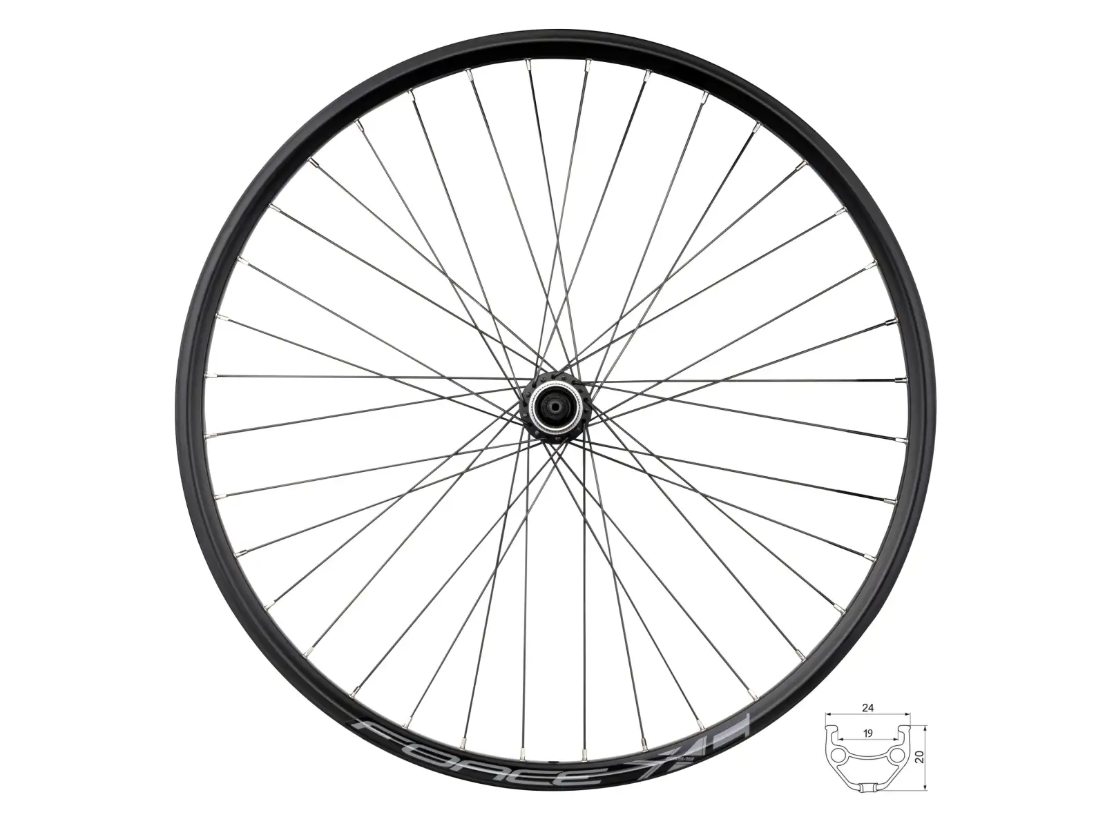 Force XC Disc 26 rear wheel FHM3050-CL 36 holes