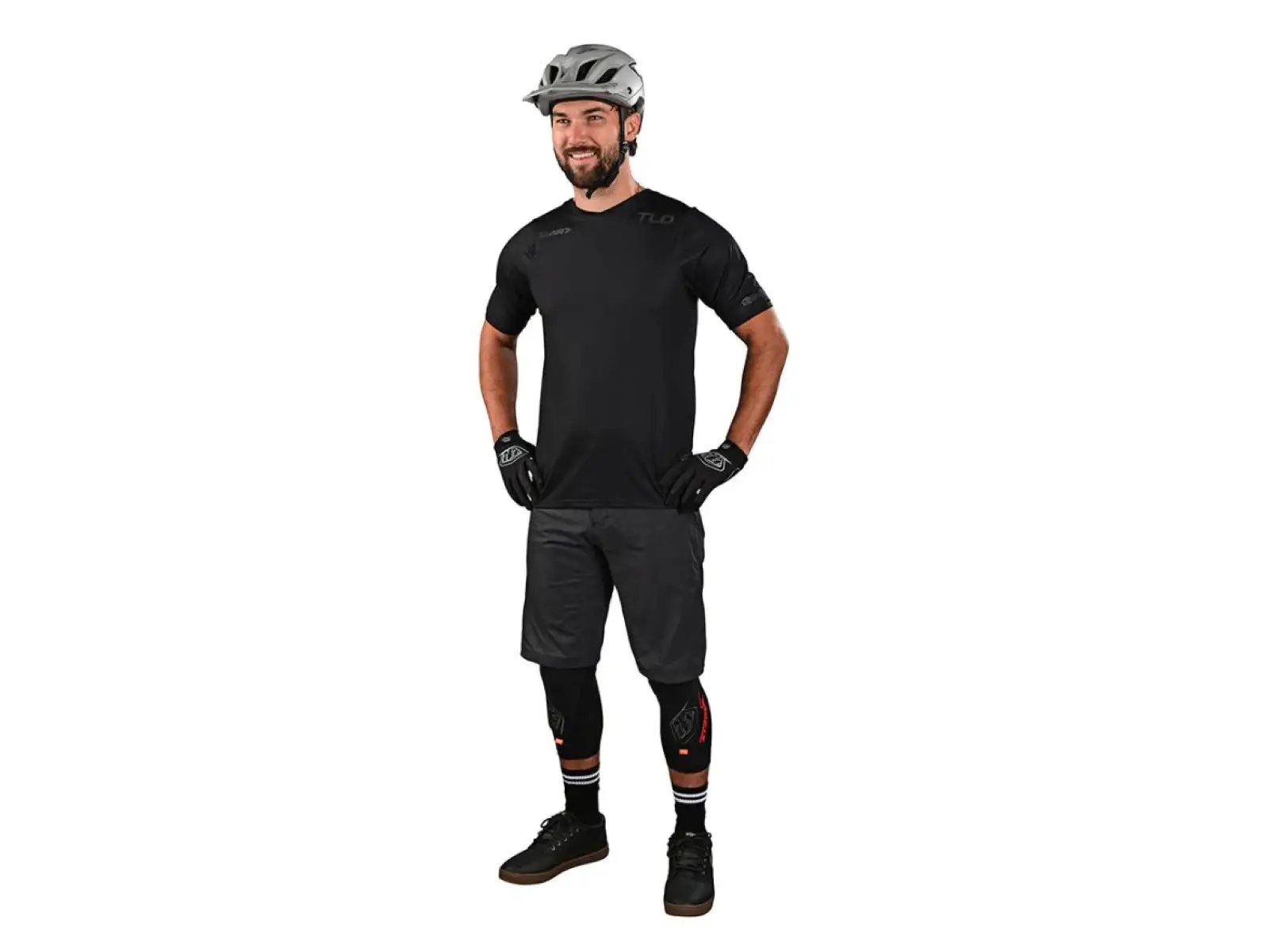 Troy Lee Designs Skyline Air men's jersey short sleeve Mono Black