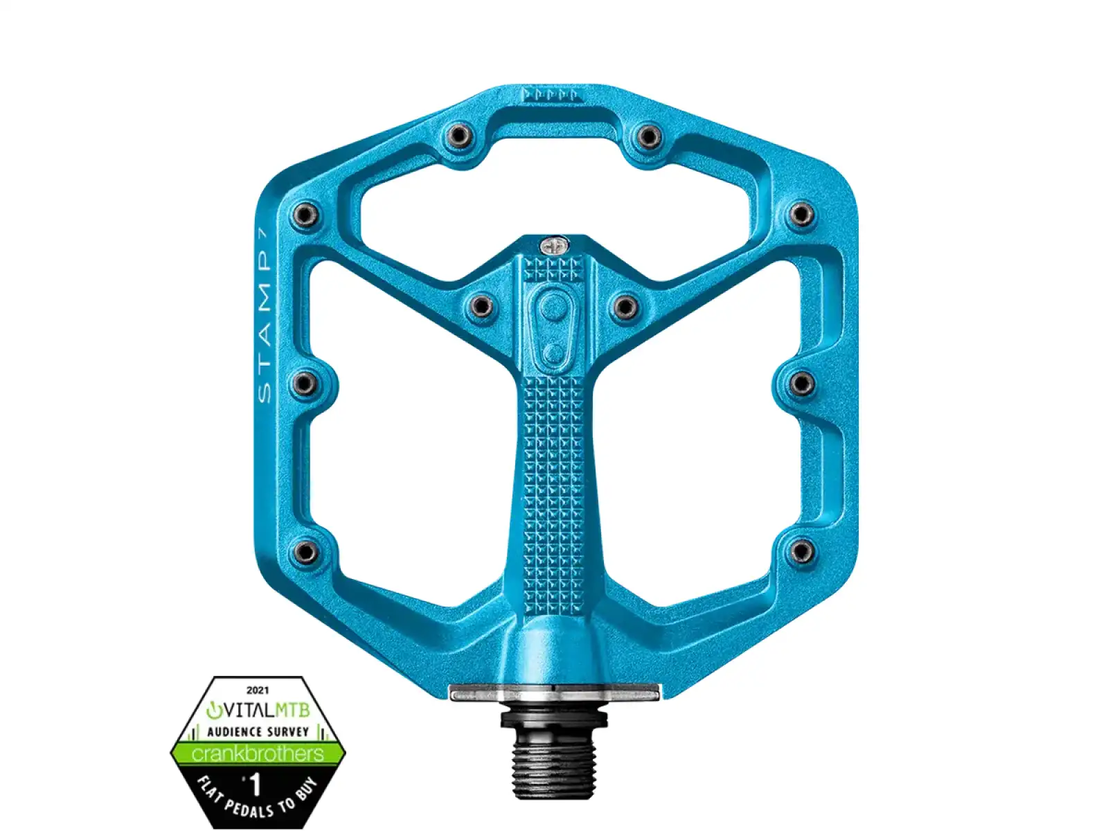 Crankbrothers Stamp 7 Small platform pedals Electric Blue