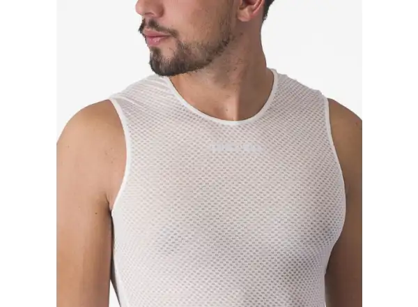Castelli Pro Mesh 2.0 functional sleeveless shirt White