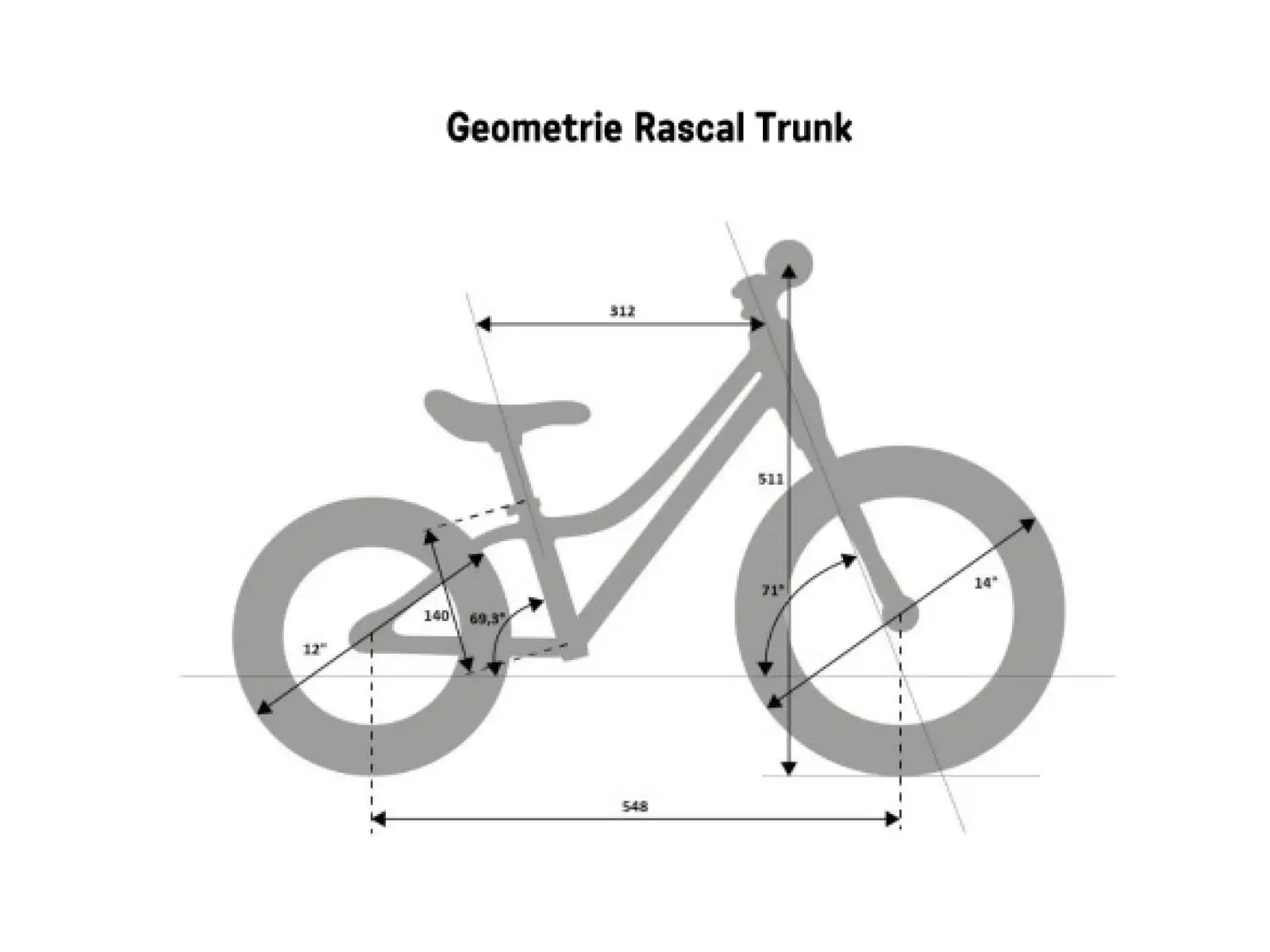 Rascal Trunk children's balance bike