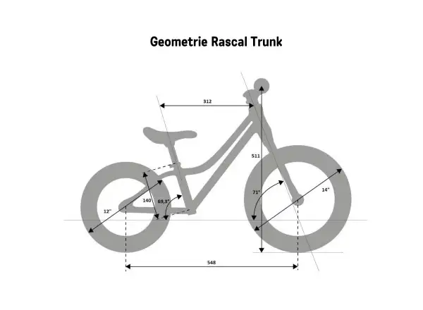 Rascal Trunk children's balance bike