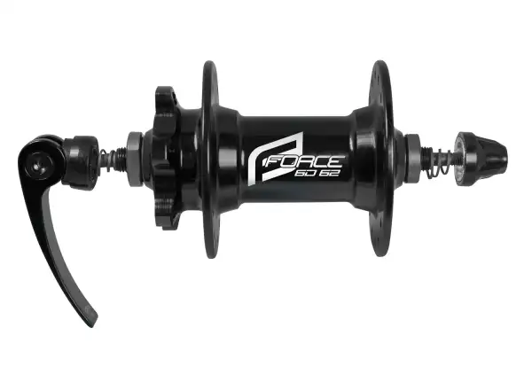 Force 6D-62 front hub 32 holes Black