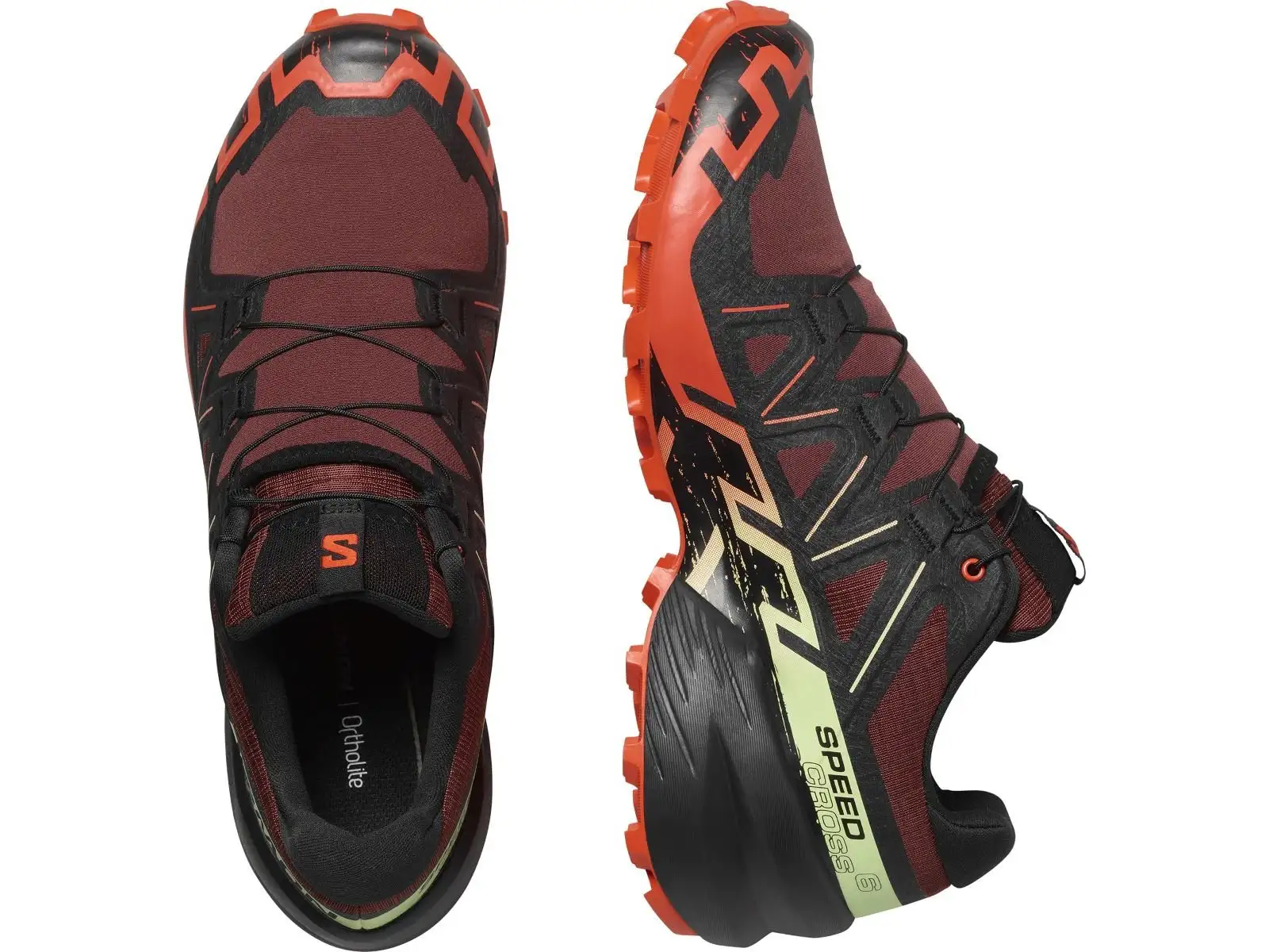 Salomon Speedcross 6 men's running shoes Rum Raisin/Cherry Tomato/Cognac