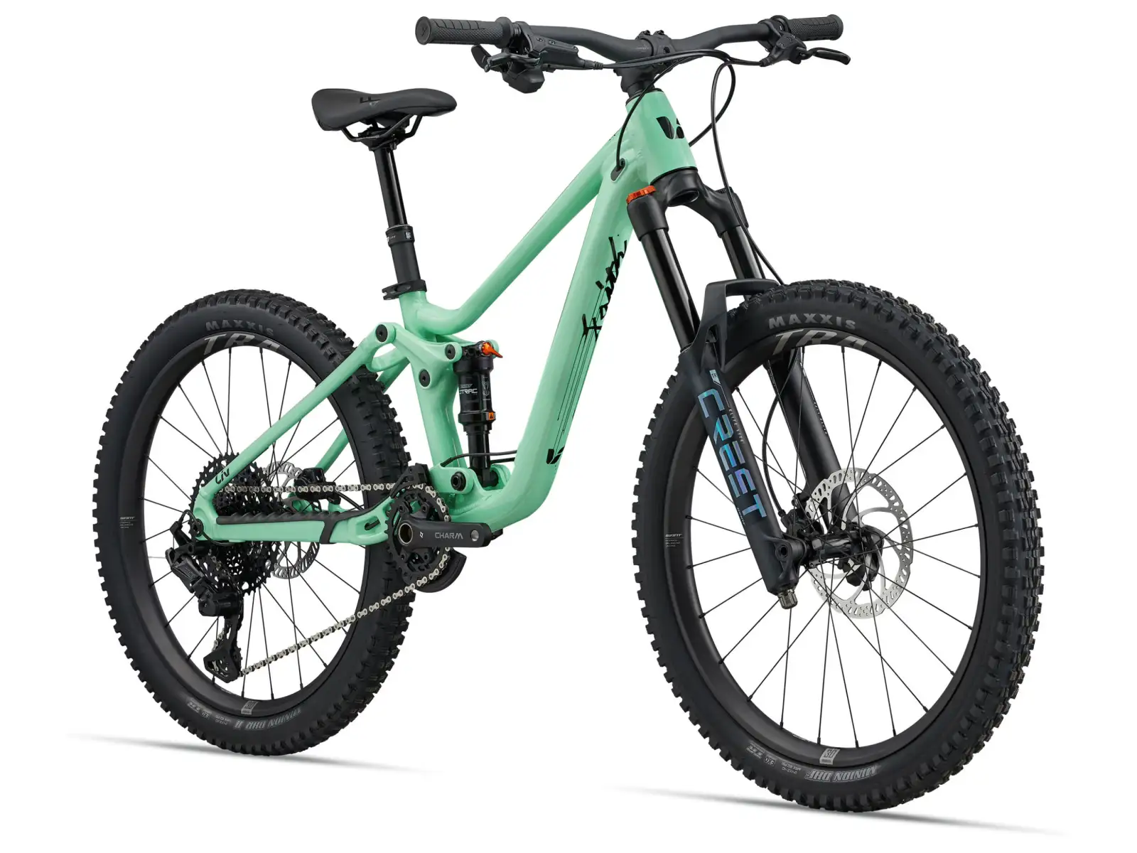 Liv Faith 24 children's full-suspension bike Neo Mint
