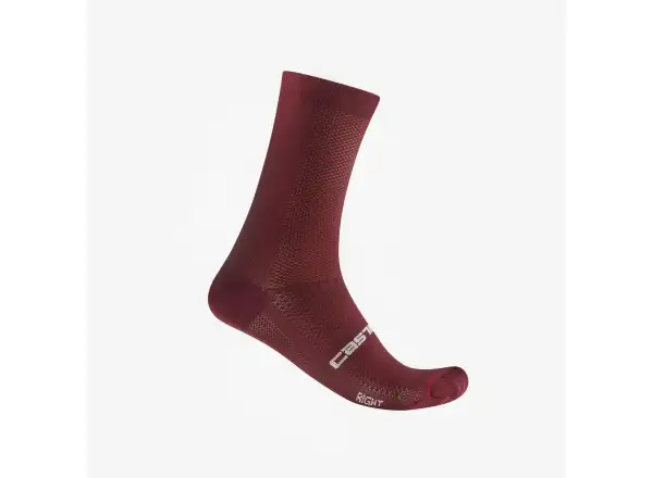 Castelli Espresso 18 socks Deep Bordeaux