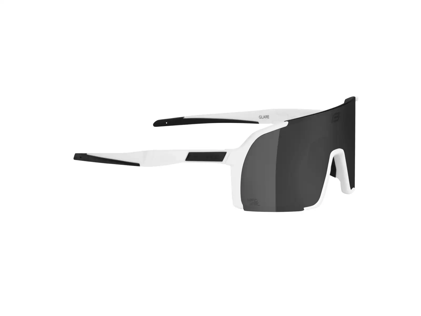 Force Glare glasses white/black mirrored lens