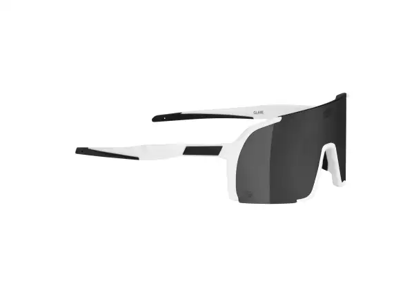 Force Glare glasses white/black mirrored lens