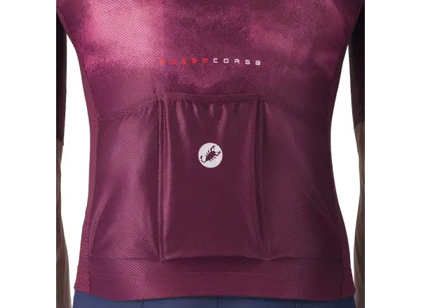 Castelli Climber's A/C men's jersey short sleeve Deep Bordeaux/White