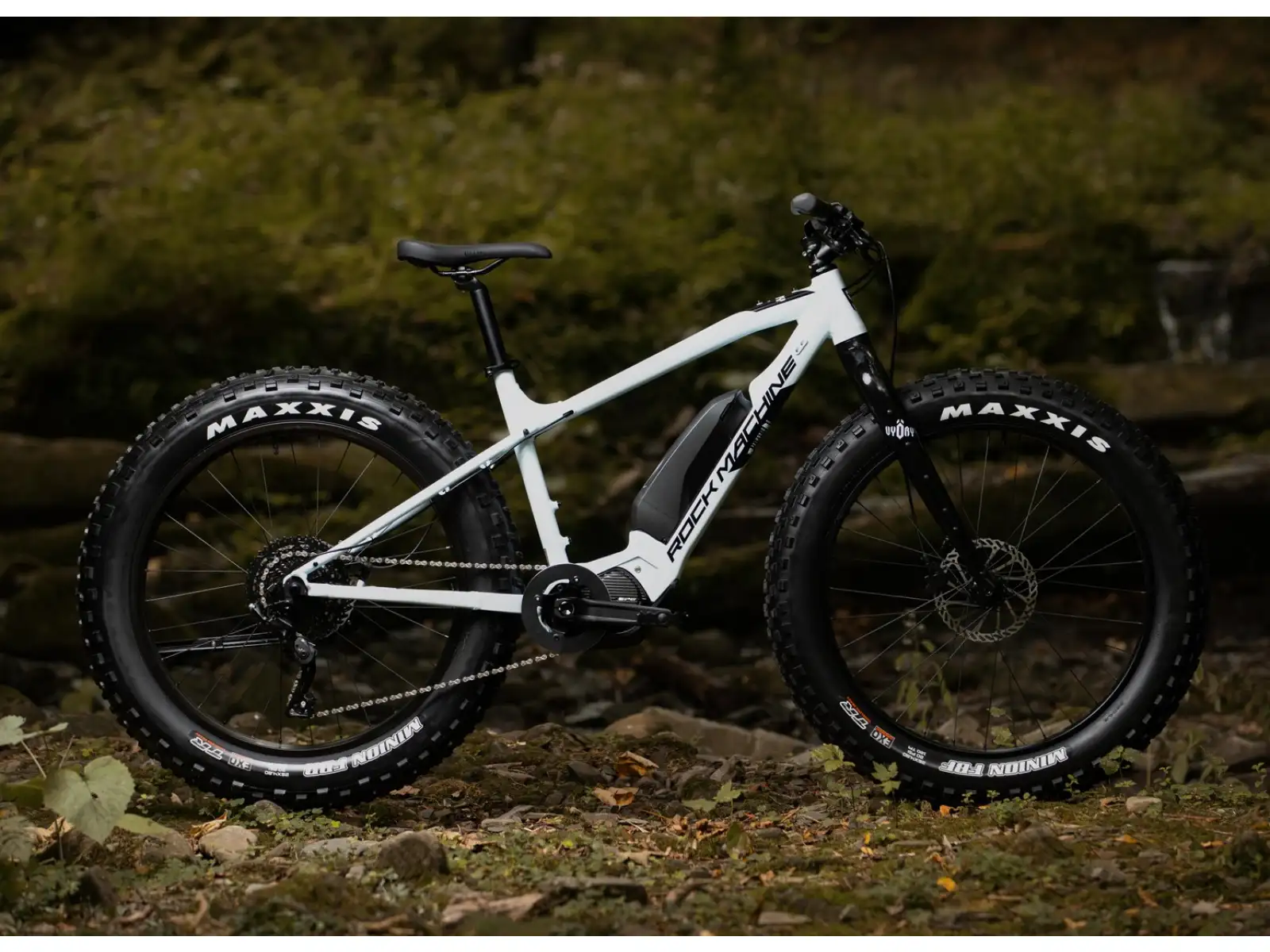 Rock Machine VYÖRY e50 S fatbike e-bike Gloss White/Black SAMPLE