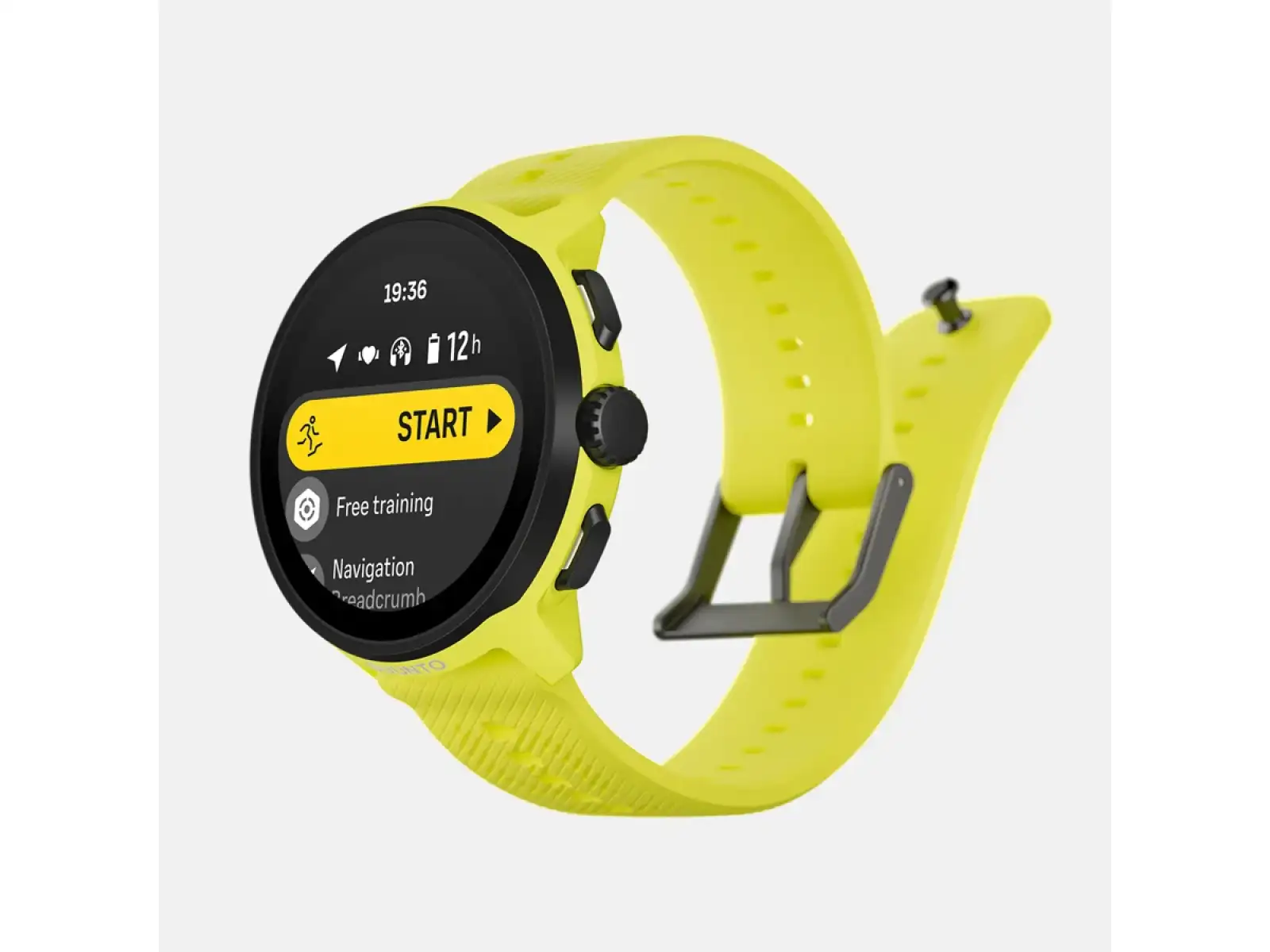 Suunto Run smart watch silicone strap Lime