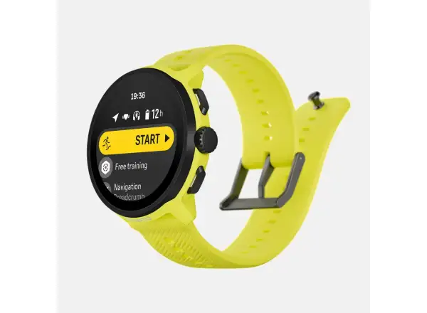 Suunto Run smart watch silicone strap Lime