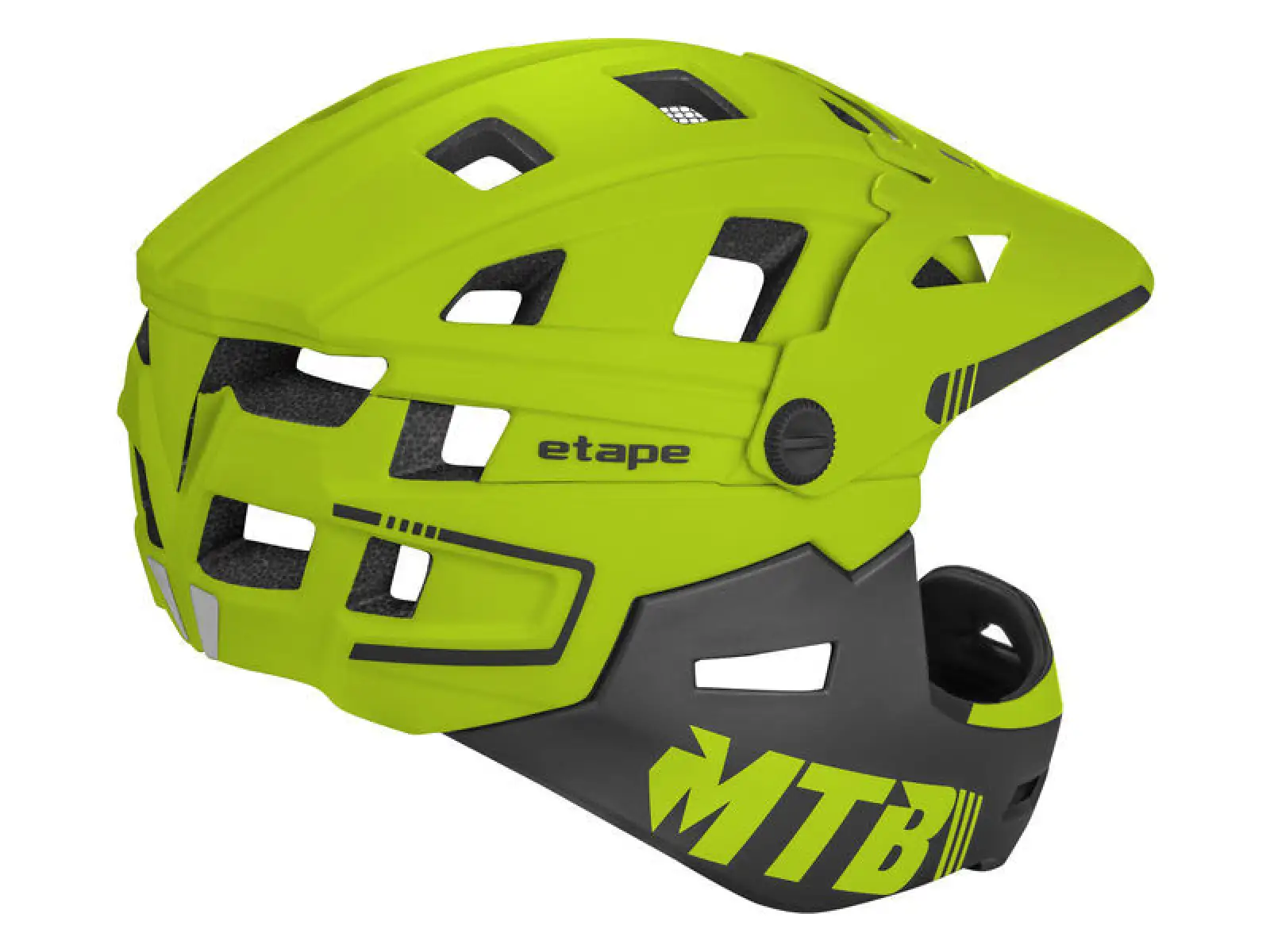 Etape Scudo kids helmet lime/black matte