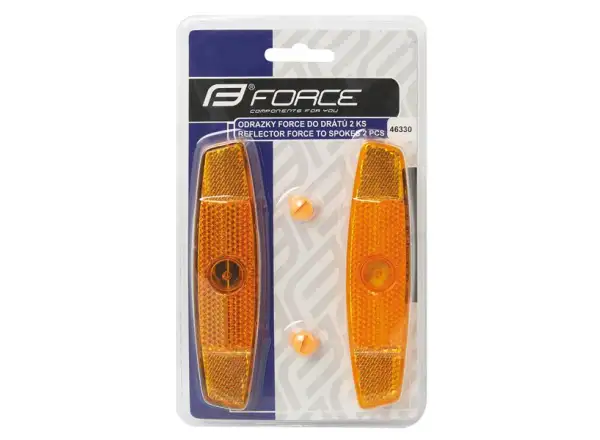 Force reflectors orange for spokes