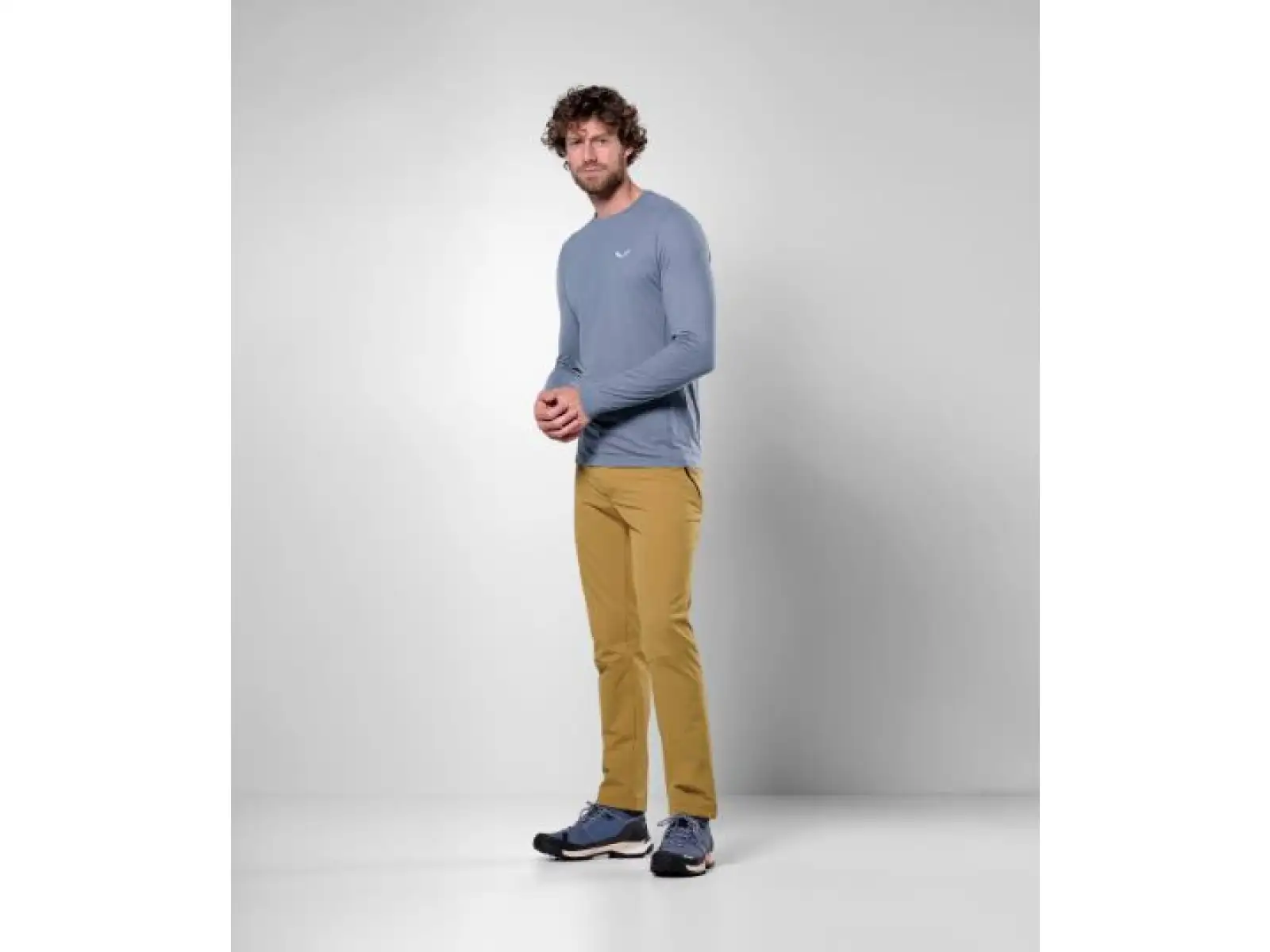Salewa Puez Dry men's long sleeve shirt Java Blue