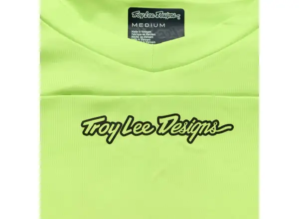 Troy Lee Designs Skyline Chill Rockslide men's jersey long sleeve Glo Yellow