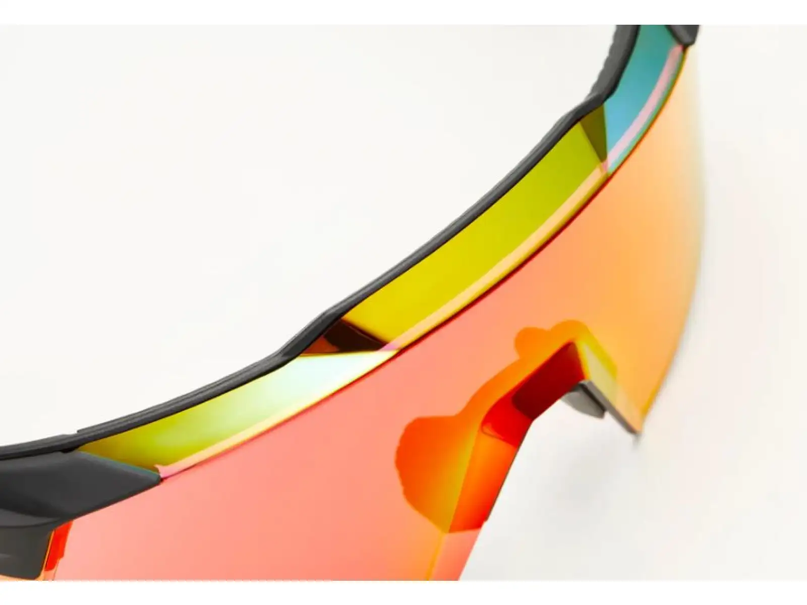 100% Aerocraft glasses Soft Tact Black/HiPER Red Multilayer Mirror