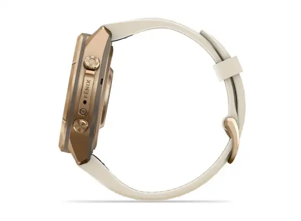 Garmin fenix 9 Pro inReach 43 mm smart watch Autumn gold titanium/Cream/french gray