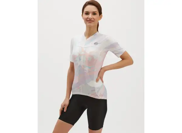 Silvini Catirina women's jersey short sleeve White/Blush