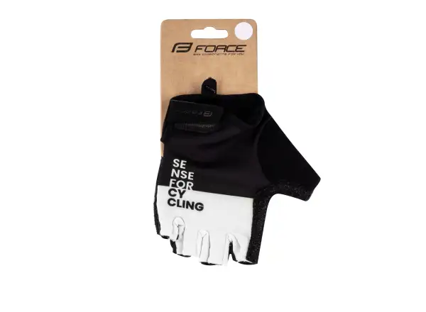 Force Fine short gloves black/white