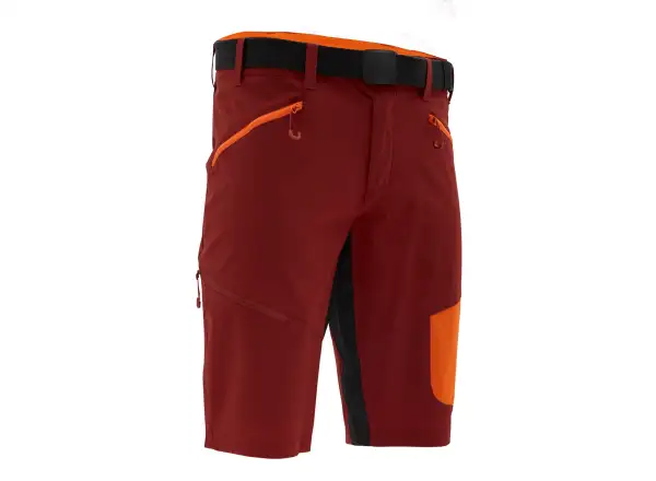 Silvini Rango Pro men's shorts Merlot/Orange