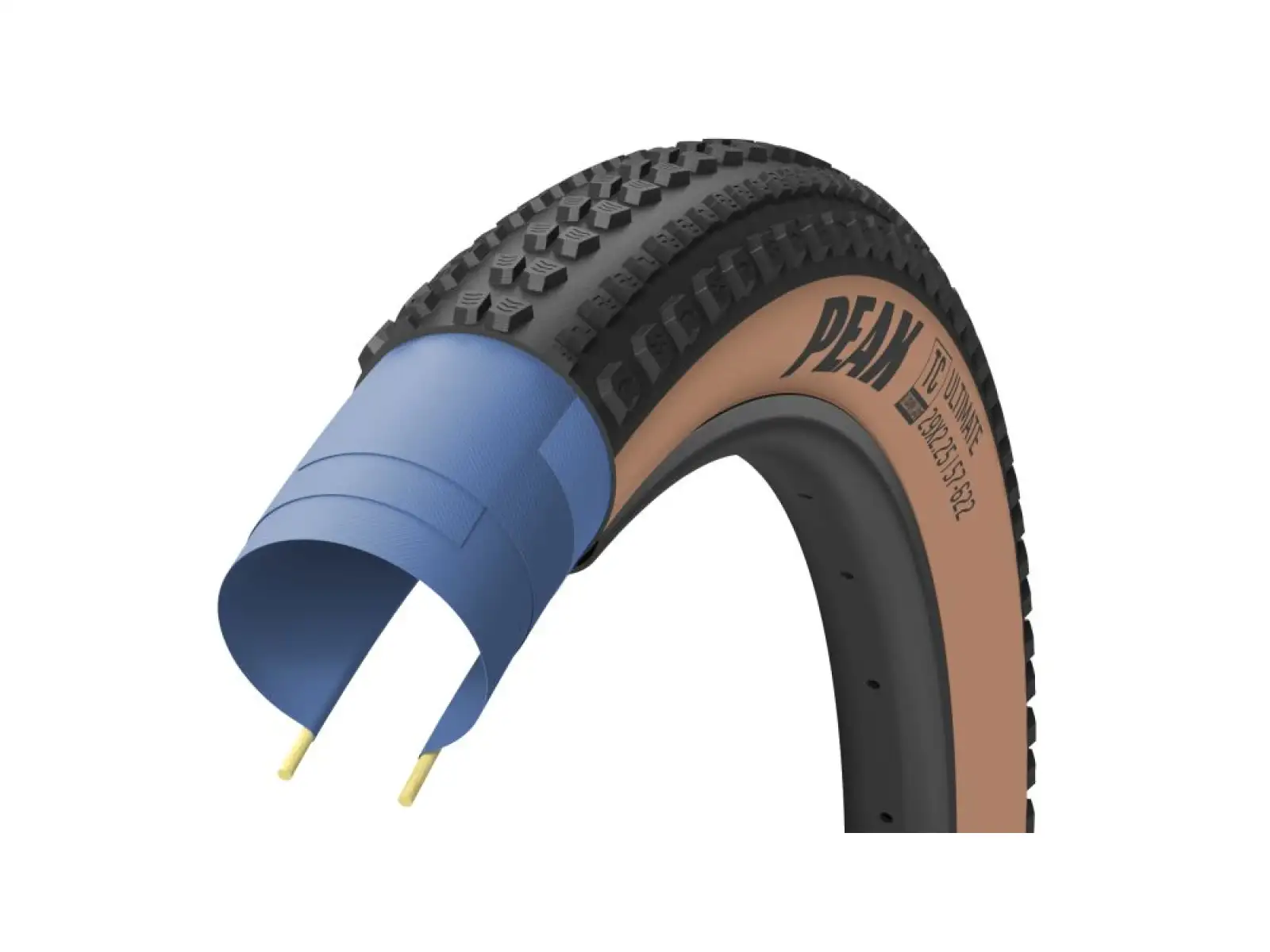 Goodyear Peak Ultimate Tubeless Complete 29x2.40" MTB tire kevlar Tan