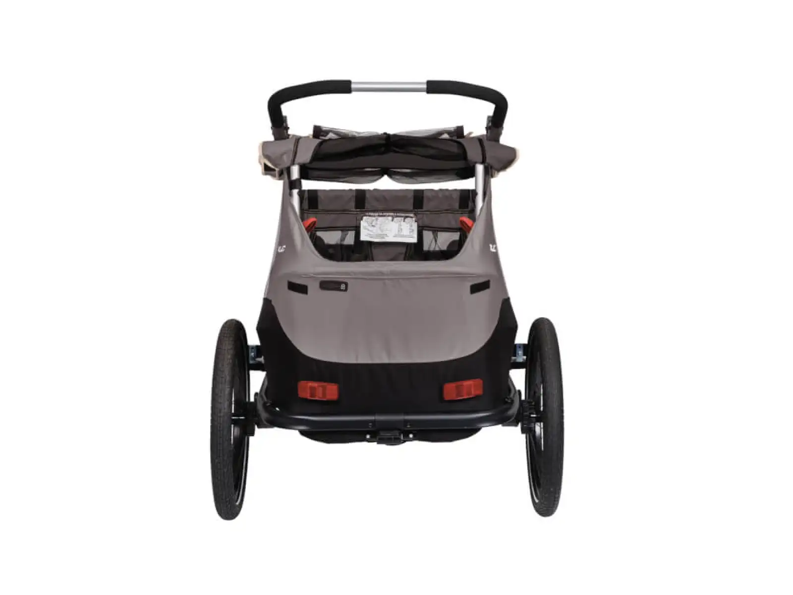 XLC DUOs BS-C10 child two-seater trailer 20" grey/beige/anthracite