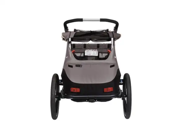 XLC DUOs BS-C10 child two-seater trailer 20" grey/beige/anthracite
