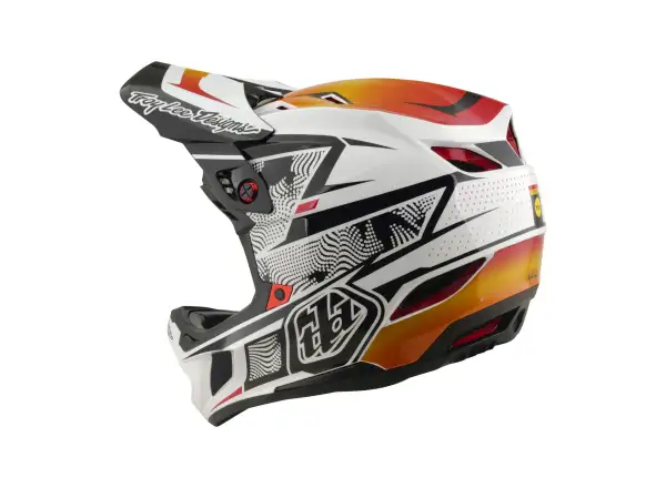 Troy Lee Designs D4 Composite MIPS helmet Lined up White